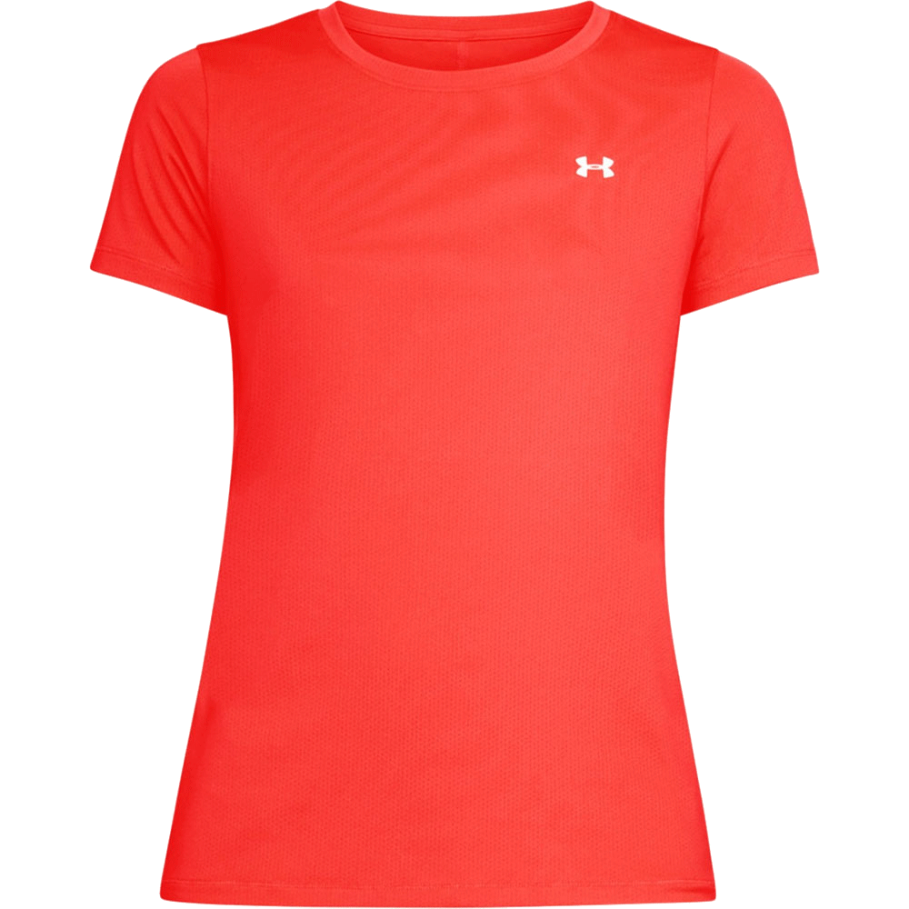 Orange Women's UA HeatGear® Armour Short Sleeve