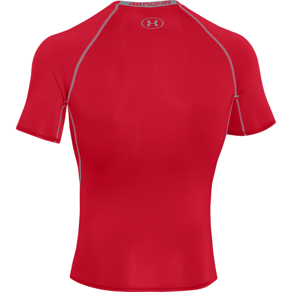 Under Armour HeatGear® Short Sleeve Compression Shirt Red