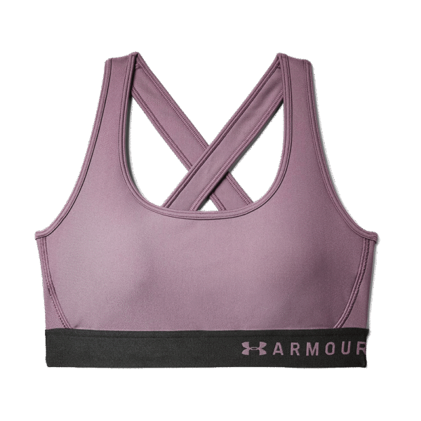 Under Armour® Mid Crossback Sport BH Lila