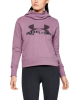 Under Armour Rival Fleece Logo Hoodie Lila