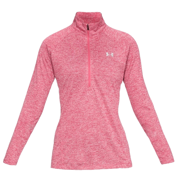Under Armour Tech™ Twist ½ Zip Rosa